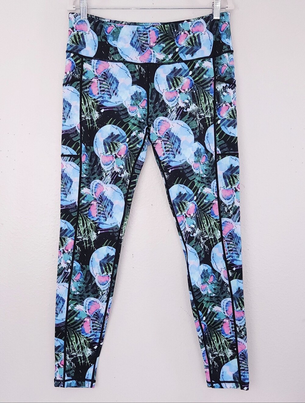 CVG Constantly Varied Gear Leggings XL Miami Skulls Full Length